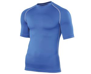 Rhino Mens Sports Base Layer Short Sleeve T-Shirt (Royal) - RW1277