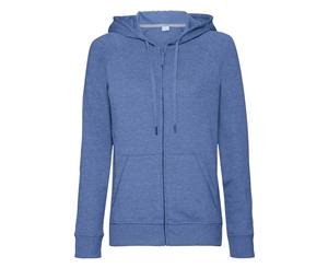Russell Womens/Ladies Hd Zip Hooded Sweatshirt (Blue Marl) - PC3135