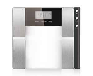 SOGA Glass Digital Body Fat Scale Bathroom Scales Weight Gym Glass Water LCD Electronic