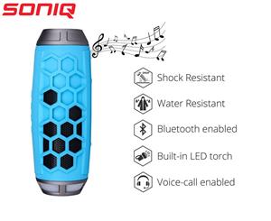 SONIQ Portable Bluetooth Speaker- Blue ABTS200BL