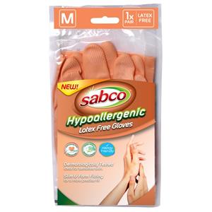 Sabco Medium Hypoallergenic Latex Free Gloves - 1 Pair