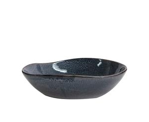 Salt & Pepper Artefact Serving Bowl 30cm Blue Crackle