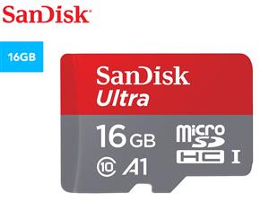 SanDisk 16GB Ultra MicroSD UHS-I Card