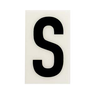 Sandleford 60 x 35mm White Self Adhesive Letter S