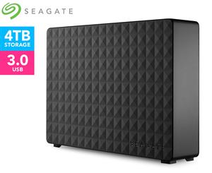 Seagate 4TB Expansion Desktop External Hard Drive - Black