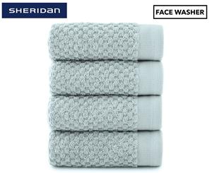 Sheridan Patterson Face Washer 4-Pack - Seaglass