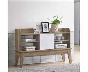 Sideboard Hallway Shelves Storage Table Scandinavian - Oak