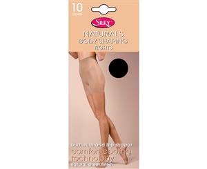 Silky Womens/Ladies Naturals Bodyshaping Tights (1 Pair) (Black) - LW181