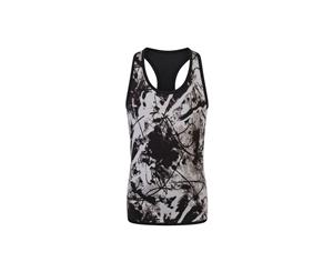 Skinni Minni Childrens/Kids Girls Reversible Workout Vest (Black/Print) - PC3165