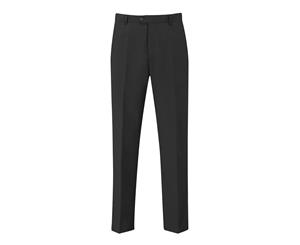 Skopes Mens Darwin Flat Fronted Formal Work/Suit Trousers (Black) - PC2448