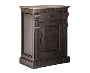 Small Sideboard Cabinet Dresser Iron Wooden Storage for Bedroom Living Room