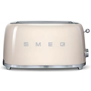 Smeg - TSF02CRAU - 50's Retro Style Aesthetic 4 Slice Toaster - Cream
