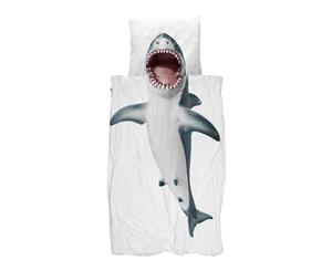 Snurk  Quilt Cover Set Shark - Single
