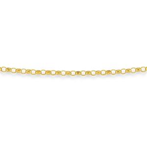 Solid 9ct Gold 45cm Round Belcher Chain