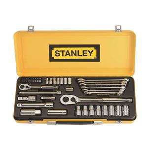 Stanley 49 Piece Socket and Spanner Set