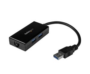StarTech USB 3.0 to Gigabit Ethernet network adapter & 2-port hub