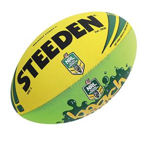 Steeden NRL Beach Supporter Ball Green / Gold 3
