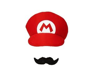 Super Mario Bros Mario Cap Costume Hat