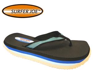 Surfer Joe Thongs Men's Original Slippers - Black