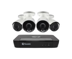 Swann 8MP SWNVK-885804 4K 2TB 4x NHD-885MSBullet True Detect Cams Audio (8x4)