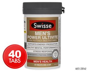 Swisse Men's Power Ultivite 40 Tabs