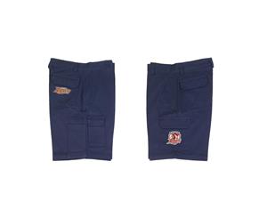 Sydney Roosters NRL Cargo Work Shorts Navy