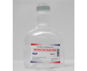 Sykes Sterile Water For Injections 100Ml Animals Only