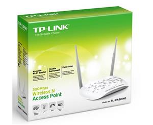 TP-Link TL-WA801ND N300 Wireless N Access Point 2.4GHz (300Mbps) 1x100Mbps LAN 802.11bgn 2*5dBi Detachable Omni Directional Passive PoE WPS button