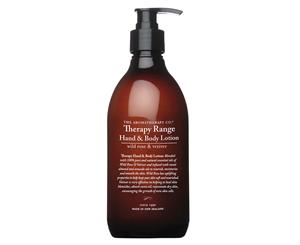 The Aromatherapy Co. Therapy Range Hand & Body Lotion Wild Rose & Vetiver 500mL