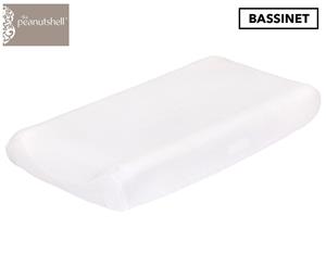 The Peanut Shell Bassinet Bassinet Fitted Sheet - White
