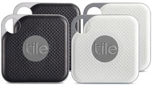 Tile Pro Combo 4-Pack Bluetooth Tracker with User Replaceable Battery