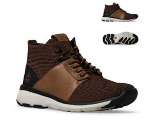 Timberland Men's Altimeter Mixed Media Chukka Shoes - Mid Brown