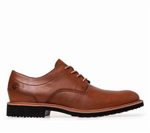 Timberland Men's Brook Park Lightweight Oxford Leather Shoes - Brown