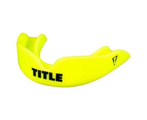 Title Boxing Super Shield X2 Mouth Guard - Neon Yellow