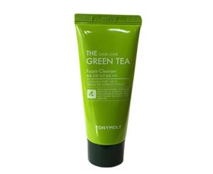 TonyMoly The Chok Chok Green Tea Foam Cleanser 150ml 100% Pure Green Tea Ferment Extract Sample