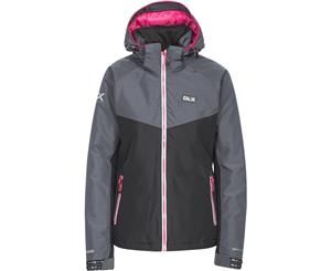 Trespass Womens/Ladies Crista Waterproof Breathable DLX Ski Jacket - Black/Carbon