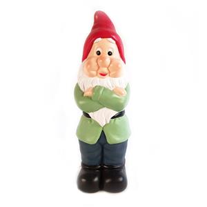 Tuscan Path 30cm Green And Blue Gnome Garden Statue