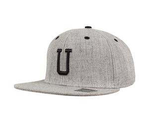 Urban Classics LETTER Snapback Cap - U heather grey