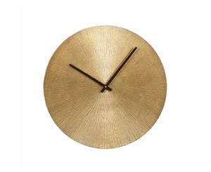 VERONA Small 40cm Round Wall Clock - Antique Brass