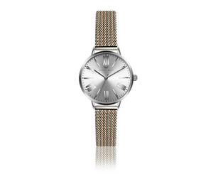 Victoria Walls - Westbrook Two Toned Rose Gold Mesh Women's Watch