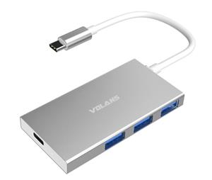 Volans (VL-HB3C) USB3.0 Type-C 3-Port Aluminium Hub with Power delivery