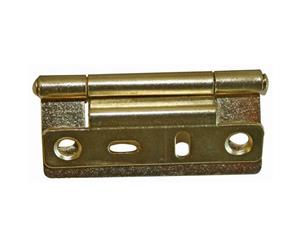 W4 Cranked Flush Hinge With Brass Finish (2In) (Brass) - MD372