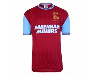 West Ham United Fc Mens Official 1994 No 6 Replica Shirt (Claret/Aqua) - SG10278