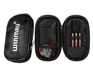 Winmau Compact Black Dart Board Darts Case Wallet Storage