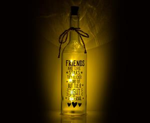 Wishlight &quotFriends" Bottle - Clear