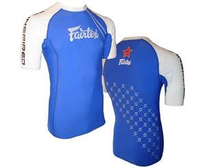 [XL] FAIRTEX-Short Sleeve Rash Guard MMA Kick boxing Training (RG2)