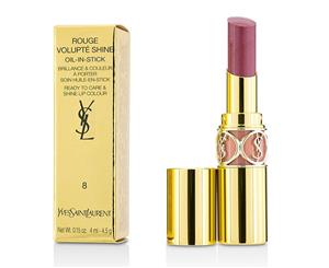 Yves Saint Laurent Rouge Volupte Shine # 8 Pink In Confidence/ Pink Blouson 4.5g/0.15oz