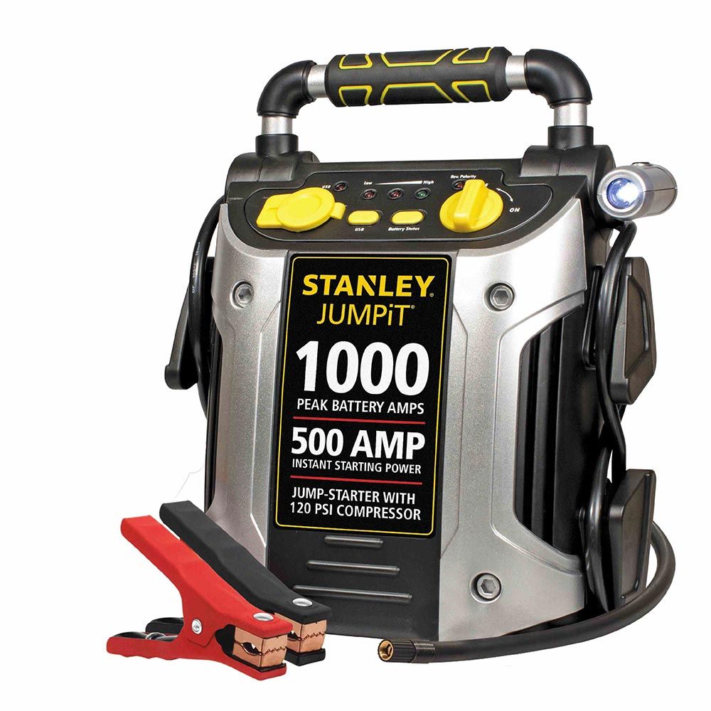 Stanley 120 PSI 500 Amp Jump Starter w. Compressor J5C09AU