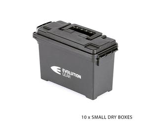 10 x Small Case Weatherproof Box / Dry Box