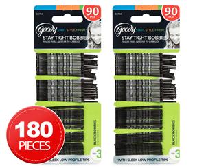 2 x Goody Stay Tight Bobby Pins 90-Pieces